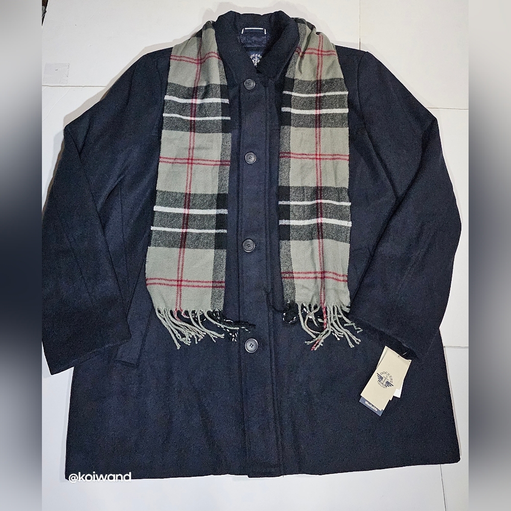 NWT Dockers Men's Navy Jacket Size XXL